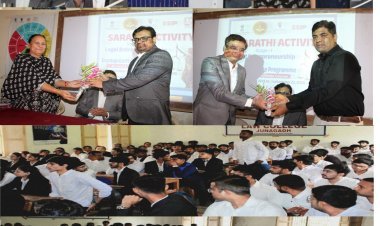 જૂનાગઢ લો કોલેજમાં વિદ્યાર્થીઓને ન્યાયધીશોએ‌ કાયદાકીય જ્ઞાન આપ્યું