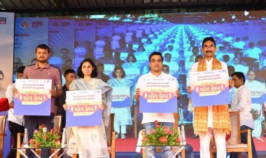 વડાપ્રધાન શ્રી નરેન્દ્રભાઈ મોદીના ૭૫માં જન્મ દિવસ નિમિત્તે રાજ્યભરમાં ૭૫ સ્થળે આયોજિત 'મેદસ્વિતા નિવારણ'યોગ કેમ્પનો શુભારંભ કરતાં ગૃહ રાજ્ય મંત્રી હર્ષ સંઘવી