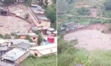 ઉત્તરાખંડના ચમોલીમાં વાદળ ફાટયું : ૭ લાપતા