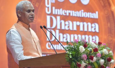 ‘ધર્મ’ અને ‘ધમ્મ’ આ બંને શબ્દો અને તેના ગહન ખ્યાલ, ભારતભૂમિની વિશ્વને દેન : રાજ્યપાલ શ્રી આચાર્ય દેવવ્રત