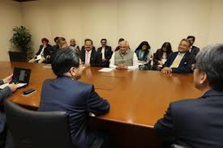 જાપાનના ઈવાટે પ્રિફેક્ચરના વાઇસ ગવર્નર અને JICAનું ડેલીગેશનમુખ્યમંત્રી શ્રી ભૂપેન્દ્ર પટેલની મુલાકાતે 