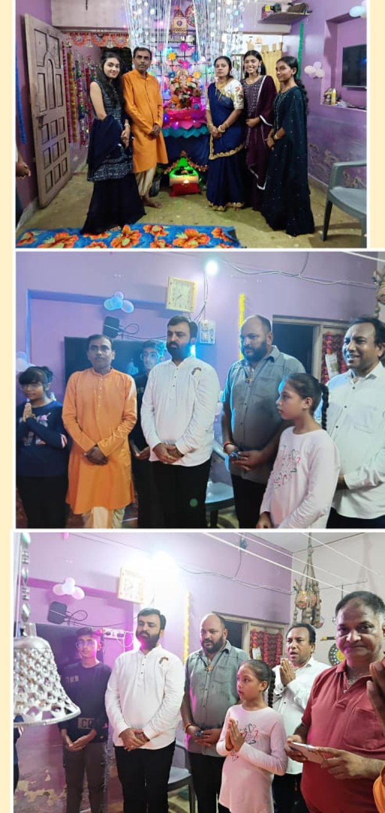 માંગરોળ : વાઘેલા પરિવાર ના આંગણે ગણેશ મહોત્સવ સ્થાપના દસમા દિવસે મહા આરતી યોજાઈ