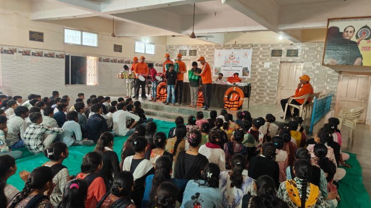 કેશોદ મામલતદાર કચેરી  અને એન.ડી.આર.એફ. ની ટીમ દ્વારા સ્કુલ સેફટી સેમિનારનું આયોજન કરાયું