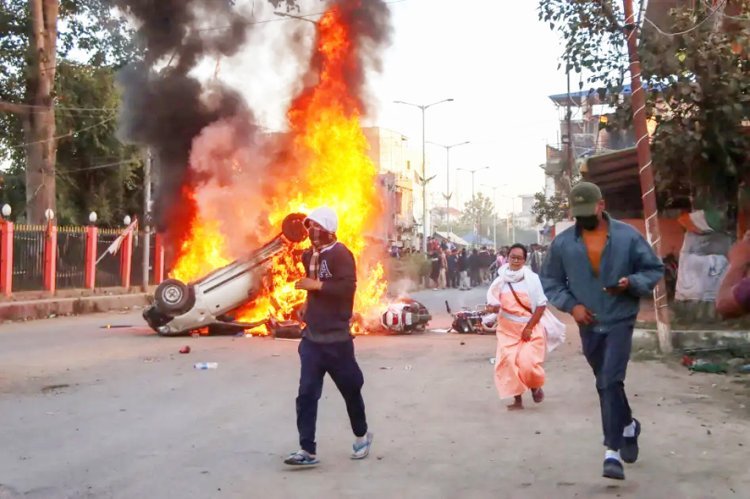 વડાપ્રધાનની મુલાકાતના બે દિવસ પહેલા મણીપુરમાં હિંસા ફાટી નીકળી