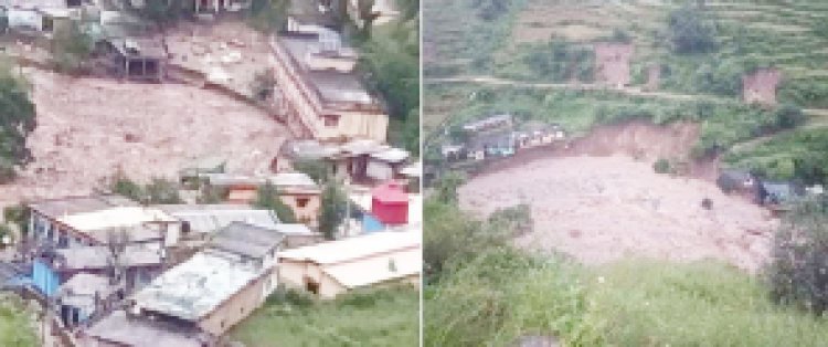 ઉત્તરાખંડના ચમોલીમાં વાદળ ફાટયું : ૭ લાપતા