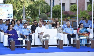 મુખ્યમંત્રી શ્રી ભૂપેન્દ્ર પટેલની ઉપસ્થિતિમાં ગાંધીનગરના સાઉથ વેસ્ટર્ન એર કમાન્ડ ખાતે ભારતીય વાયુ સેનાની ૯૩મી વર્ષગાંઠની ગરિમામય ઉજવણી સંપન્ન