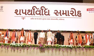 મુખ્યમંત્રી ભૂપેન્દ્ર પટેલના નેતૃત્વના મંત્રી મંડળમાં સામેલ નાયબ મુખ્યમંત્રી તથા મંત્રીઓની શપથવિધિ સંપન્ન