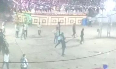 સાબરકાંઠાના મજરા ગામે ભૈરવ મંદિરના વહીવટ બાબતે જુથ અથડામણ : ૧૦૦ વાહનો સળગાવાયા