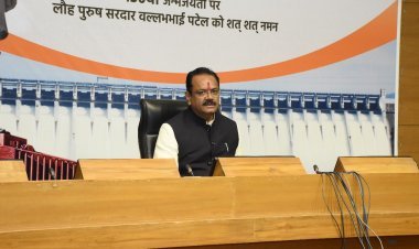 લોહ પુરૂષ સરદાર વલ્લભભાઈ પટેલની ૧૫૦મી જન્મજયંતી નિમીત્તે કેવડીયા ખાતે તા.૩૧મી ઑકટોબરના રોજ વડાપ્રધાન નરેન્દ્ર મોદીના અધ્યક્ષે રાષ્ટ્રીય એકતાદિનની ભવ્ય ઉજવણી કરાશે : પ્રવક્તા મંત્રી જીતુ વાધાણી