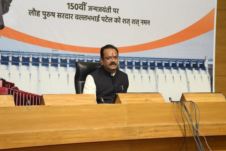 લોહ પુરૂષ સરદાર વલ્લભભાઈ પટેલની ૧૫૦મી જન્મજયંતી નિમીત્તે કેવડીયા ખાતે તા.૩૧મી ઑકટોબરના રોજ વડાપ્રધાન નરેન્દ્ર મોદીના અધ્યક્ષે રાષ્ટ્રીય એકતાદિનની ભવ્ય ઉજવણી કરાશે : પ્રવક્તા મંત્રી જીતુ વાધાણી