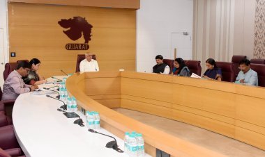 કમોસમી વરસાદને પગલે મુખ્યમંત્રીની ઉચ્ચસ્તરીય બેઠક સંપૂર્ણ સંવેદનશીલતા દાખવીને ધરતીપુત્રો સાથે ઊભા રહેવાના દિશાનિર્દેશો આપ્યા