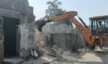 સોમનાથ પ્રભાસપાટણમાં તંત્રનું મેગા ડિમોલિશન