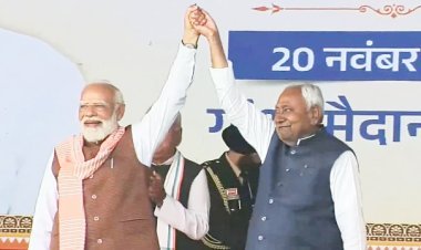 બિહારના મુખ્યમંત્રી પદે નિતીશ કુમારની તાજપોશી 