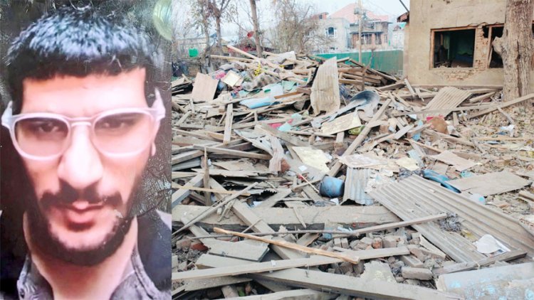 કાશ્મીરમાં સુરક્ષા દળોએ આતંકવાદી ઉમરનુ ઘર ફુંકી માર્યું