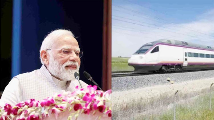 વડાપ્રધાન મોદીએ સુરતના બુલેટ ટ્રેન સ્ટેશનની મુલાકાત લીધી