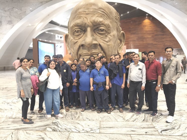 આશાદીપ ચેરીટેલબ ફાઉન્ડેશન દ્વારા સ્ટેચ્યુ ઓફ યુનિટી ખાતે માનસિક દિવ્યાંગોનો પ્રવાસ યોજાયો