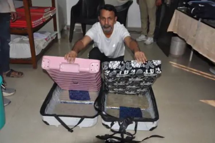 સુરત એરપોર્ટ પરથી હાઈબ્રીડ ગાંજાની હેરાફેરી પકડાઈ, મુંબઈના શખ્સને ભારે જથ્થા સાથે પકડી લેવાયો.