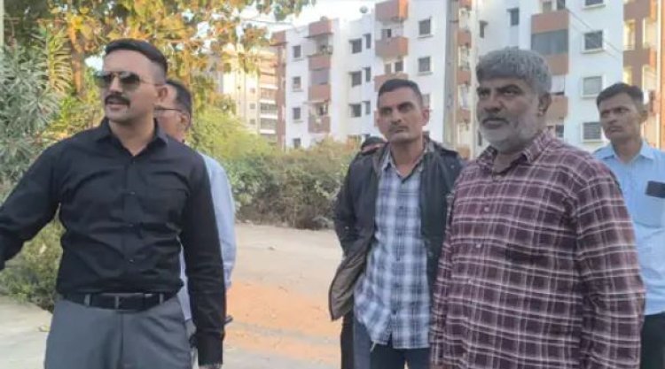 ગુજસીટોકનાં ગુનામાં ફરાર કુખ્યાત બંગલા ગેંગનાં આરોપીની ધરપકડ - રીકન્સ્ટ્રકશન કરાયું