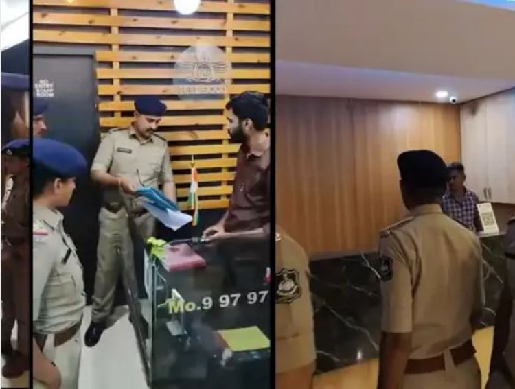 જૂનાગઢ શહેર બી ડીવીઝન પોલીસ દ્વારા ૯ સ્પા ધારકો વિરૂધ્ધ કાર્યવાહી