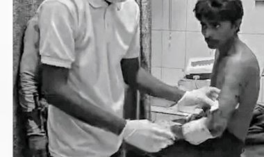 ઉના તાલુકાના ગાંગડા ગામ ની સીમ માં વાડી ના મકાન ની ઓસરી માં ખાટલા ઉપર બેસેલ વૃધ્ધ ઉપર દીપડાનો હુમલો