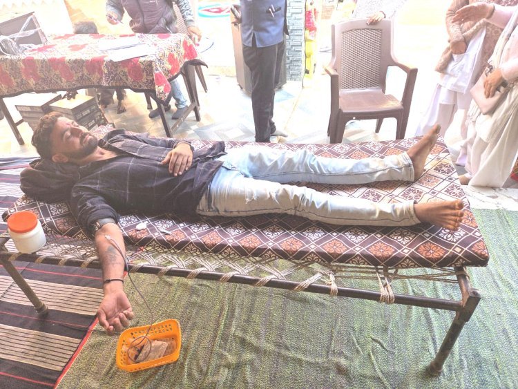 ભાણવડ તાલુકાના શેઢાખાઈ ખાતે રક્તદાન કેમ્પ કેમ્પ યોજાયો