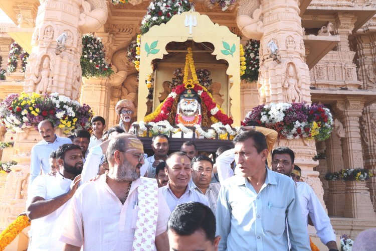 સોમનાથ મહાદેવ મંદિરે મહાશિવરાત્રી મહાપર્વની તડામાર તૈયારીઓનો પ્રારંભ