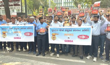 હજારો વીજ કર્મચારીઓ અને અધિકારીઓએ સૂત્રોચ્ચાર કરી ખાનગીકરણ અને વીજળી (સુધારા) બિલનો વિરોધ કર્યો