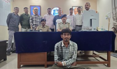 જૂનાગઢમાં ગાંજા સાથે શખ્સને ઝડપી લેતી પોલીસ