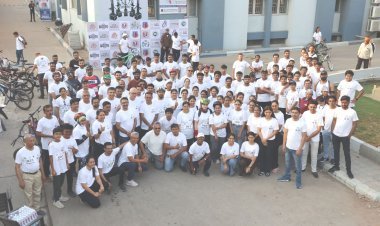 વિશ્વ કિડની દિવસ નિમિત્તે કિડની સ્વાસ્થ્ય અંગે જનજાગૃતિ માટે બી.ટી. સવાણી કિડની હોસ્પિટલ દ્વારા સાયકલ રેલી યોજાઈ