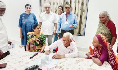 દ્વારકામાં યોજાયેલા ૧૨૨માં નિ:શુલ્ક નેત્રયજ્ઞમાં ૧૫૨ દર્દીઓએ લાભ લીધો