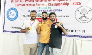 કર્ણાવતી શૂટિંગ સ્પર્ધામાં જૂનાગઢના ખેલાડીઓએ રજત ચંદ્રક મેળવ્યો