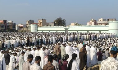 માંગરોળમાં ઈદૂલ ફીત્રની ઉમળકાભેર ઉજવણી કરવામાં આવી