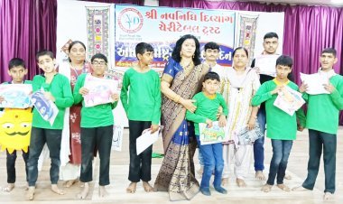 ભાવનગર શિશુવિહાર ખાતે નવનિધી દિવ્યાંગ ચેરીટેબલ ટ્રસ્ટ દ્વારા આંતરરાષ્ટ્રીય મહિલા દિનની થયેલ ઉજવણી