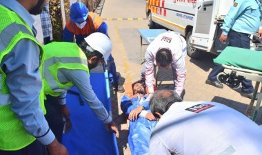 જૂનાગઢમાં ટોરેન્ટ ગેસ કંપની ખાતે મોકડ્રીલ યોજાઈ