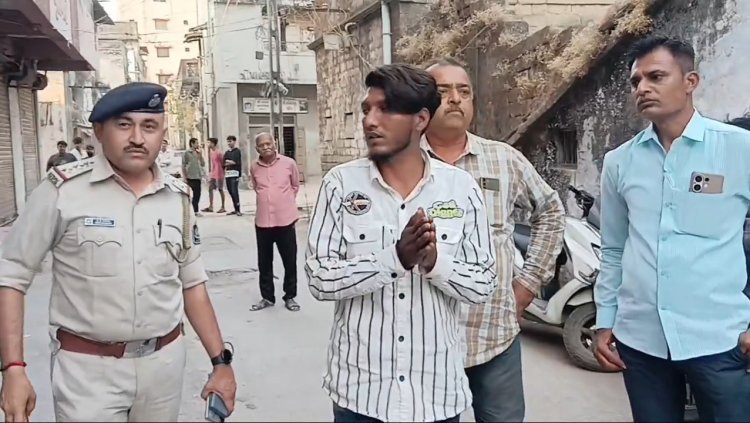 જામકાના યુવાનની હત્યા કેસનાં આરોપીનું જૂનાગઢમાં પોલીસ દ્વારા રીકન્સ્ટ્રકશન કરાયું