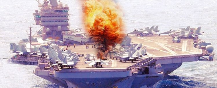 અમેરીકાના સૌથી મોટા એરક્રાફટ કેરીયર અબ્રાહમ લીંકન પર ઈરાનનો મિસાઈલ હુમલો