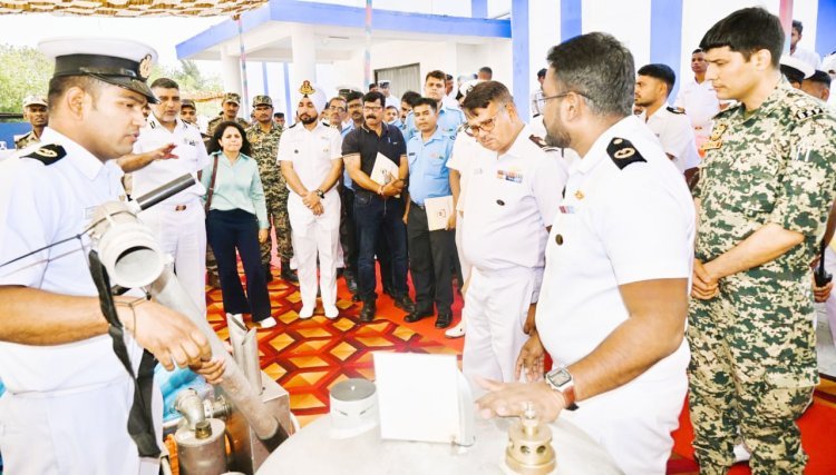 ઈન્ડીયન કોસ્ટગાર્ડ દ્વારા સમુદ્રી પ્રદુષણ નિવારણ અંગે મોકડ્રીલ અને પોલ્યુશન રીસ્પોન્સ સેમીનાર