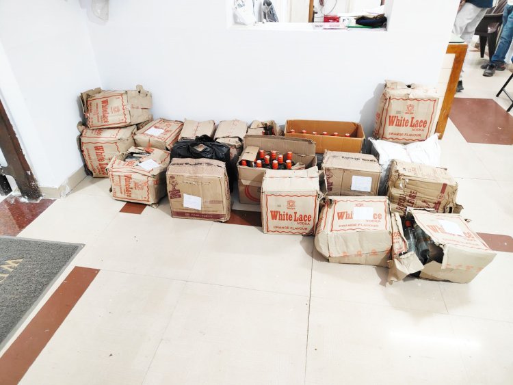 નાગકા ગામે રહેણાંક મકાનેથી એલસીબીએ વિદેશી દારૂનો જથ્થો ઝડપી પાડયો