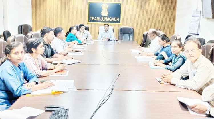 સમગ્ર શિક્ષા જિલ્લા પ્રોજેકટ અંતર્ગત કલેક્ટર અનિલકુમાર રાણાવસીયાના અધ્યક્ષસ્થાને ગર્વનિંગ બોડીની બેઠક યોજાઇ