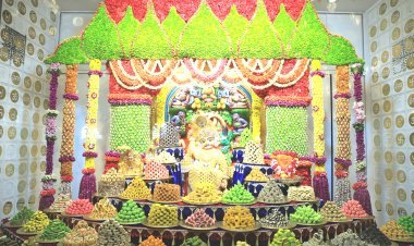 સાળંગપુર કષ્ટભંજનદેવ મંદિર ખાતે શ્રી હનુમાન જન્મ જયંતી મહોત્સવ અંતર્ગત દિવ્ય મહાઅન્નકૂટ ધરાવાયો