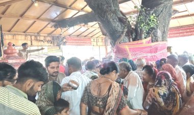 પ્રાચી તીર્થમાં દેવ પિતૃકાર્ય અમાસ નિમિત્તે હજારો શ્રદ્ધાળુઓ ઉમટ્યા, પિતૃ તર્પણ, પૂજા અર્ચના કરવા ભારે ઘસારો જાેવા મળ્યો