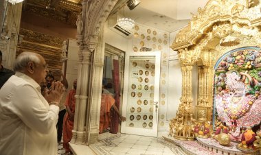 મુખ્યમંત્રી ભૂપેન્દ્રભાઈ પટેલે સાળંગપુર હનુમાનજી દાદાના દર્શન કરી બોટાદ જિલ્લાના પ્રવાસનો પ્રારંભ કર્યો