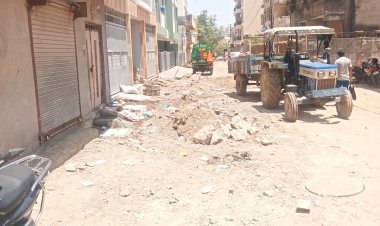 કેવડાવાડી વિસ્તારમાં ભુગર્ભ ગટર યોજનામાં વ્યાપક ભ્રષ્ટાચાર : સરકારી માર્ગદર્શીકાનું સરેઆમ ઉલ્લંઘન