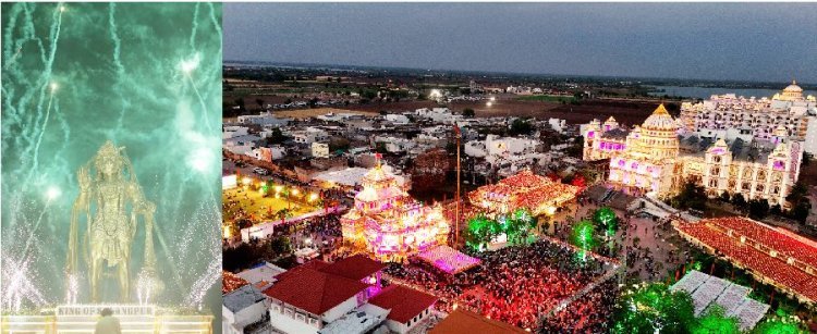 સાળંગપુરધામમાં ‘કૃતજ્ઞતાનો મહા મહોત્સવ’નો ભવ્ય પ્રારંભ આતશબાજી અને લોકડાયરાથી ભક્તિમય માહોલ છવાયો