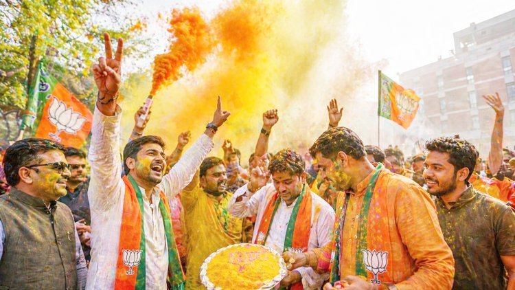 ગુજરાતમાં ભાજપનો અજેય ૧૫ મહાનગરપાલીકા અને ૩૪ જીલ્લા પંચાયતોમાં ભાજપનો ભગવો લહેરાયો