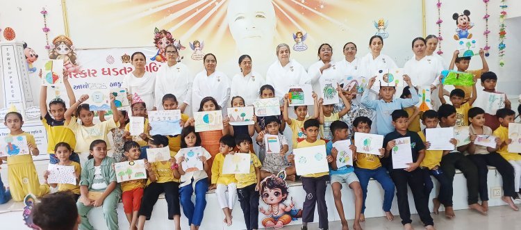 બ્રહ્માકુમારીજ દ્વારા જૂનાગઢમાં સમર કેમ્પમાં માતૃવંદના કાર્યક્રમ યોજાયો