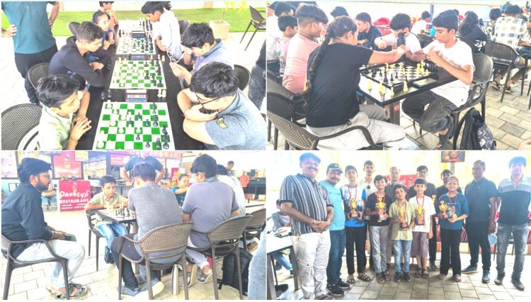 જૂનાગઢ ખાતે ઓપન સૌરાષ્ટ્ર રેપિડ ચેસ ટુર્નામેન્ટનું આયોજન કરવામાં આવ્યું
