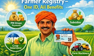 જૂનાગઢ જિલ્લામાં ટેકાના ભાવે પાક ખરીદી માટે ફાર્મર રજીસ્ટ્રી ઝુંબેશ: ગ્રામ પંચાયત અથવા પોર્ટલ પર તાત્કાલિક નોંધણી કરાવવા અનુરોધ