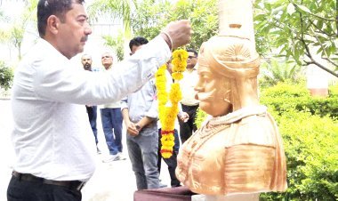 કામધેનુ યુનિવસિર્ટીની પશુચિકિત્સા અને પશુપાલન મહાવિદ્યાલય, જૂનાગઢ ખાતે  રાષ્ટ્રીય સેવા યોજના (NSS યુનિટ) દ્વારા મહારાણા પ્રતાપ જયંતિની ઉજવણી