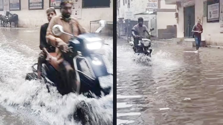 સુરતમાં મેઘરાજાની ધમાકેદાર એન્ટ્રી : 4 કલાકમાં બે ઈંચ ખાબક્યો